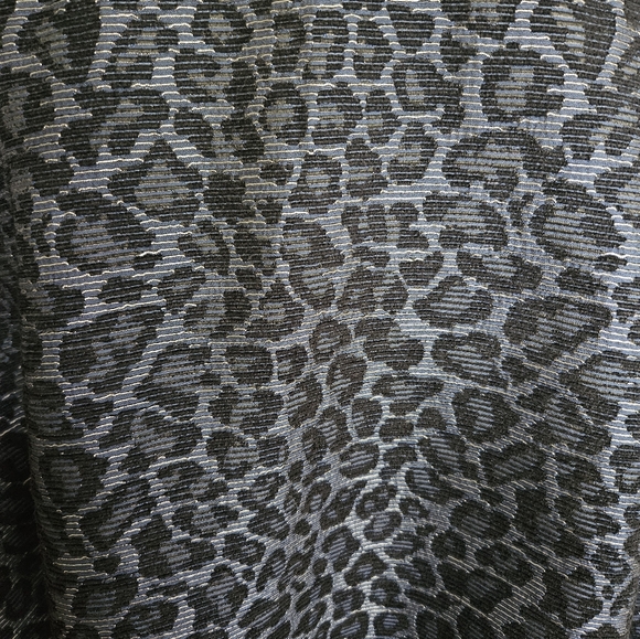 Chico's Animal Print Occasion Jacket with Beaded Trim - Picture 5 of 6